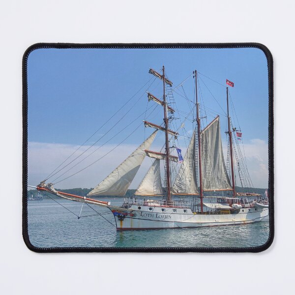 Item preview, Sailing ship Loth Lorien is sailing in the Kieler Förde designed and sold by Metamorview.