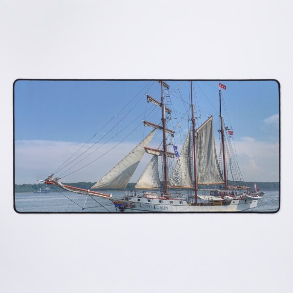Item preview, Sailing ship Loth Lorien is sailing in the Kieler Förde designed and sold by metamorview.