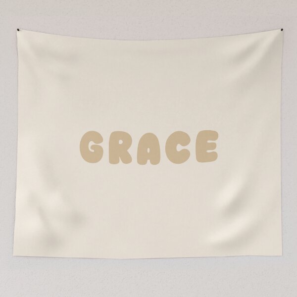 Item preview, Beige Grace – Minimalist Personalized Name Design designed and sold by karolinahinc.