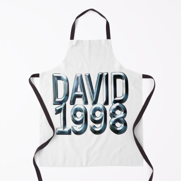 Item preview, David 1998 — Chrome 3D Name Design designed and sold by AlexLineArt.