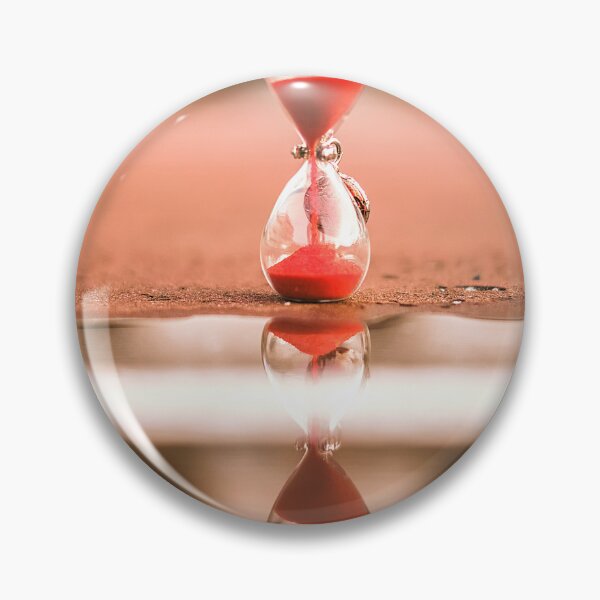 Item preview, Time's Reflection: Red Sand Hourglass Symmetry designed and sold by MDB_Shop.