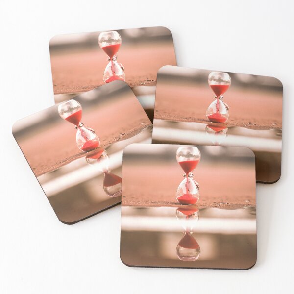 Item preview, Time's Reflection: Red Sand Hourglass Symmetry designed and sold by MDB_Shop.