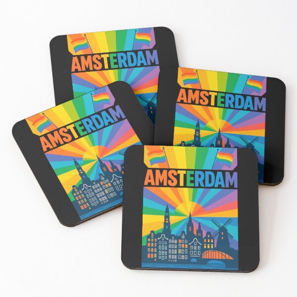Item preview, Gay City Amsterdam  designed and sold by JETSETPRIDE.