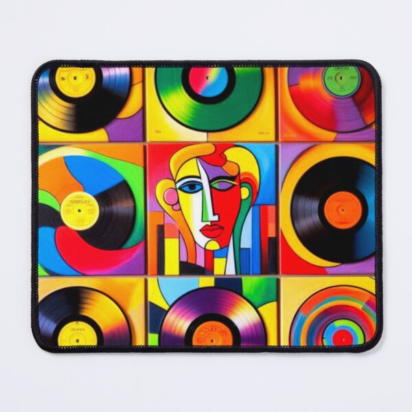 Item preview, Colorful Record Art in Nine Panels designed and sold by daweave77.