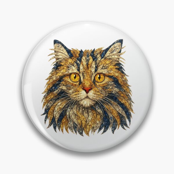 Item preview, Maine Coon with Golden Eyes and Blue Diamonds designed and sold by DigitalGemArt.