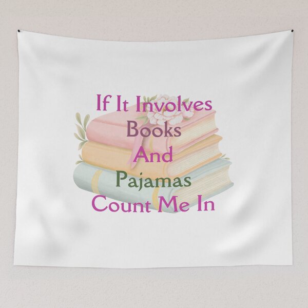 Item preview, If It Involves Books Count Me In Aesthetic Design designed and sold by Inkworksbyshery.