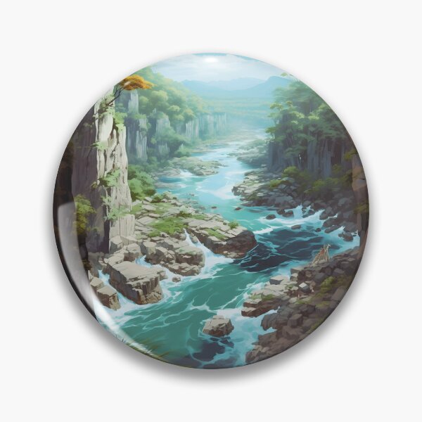 Item preview, Barron Gorge National Park Australia Vintage Travel Poster designed and sold by LaFabricaArt.