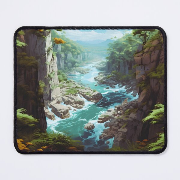 Item preview, Barron Gorge National Park Australia Vintage Travel Poster designed and sold by LaFabricaArt.