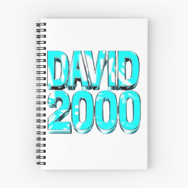 Item preview, David 2000 — Chrome 3D Name Design designed and sold by AlexLineArt.