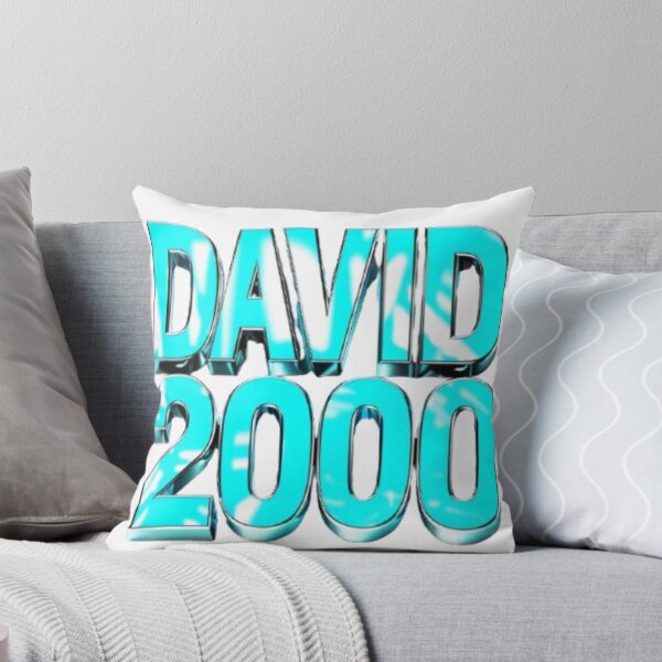 Item preview, David 2000 — Chrome 3D Name Design designed and sold by AlexLineArt.