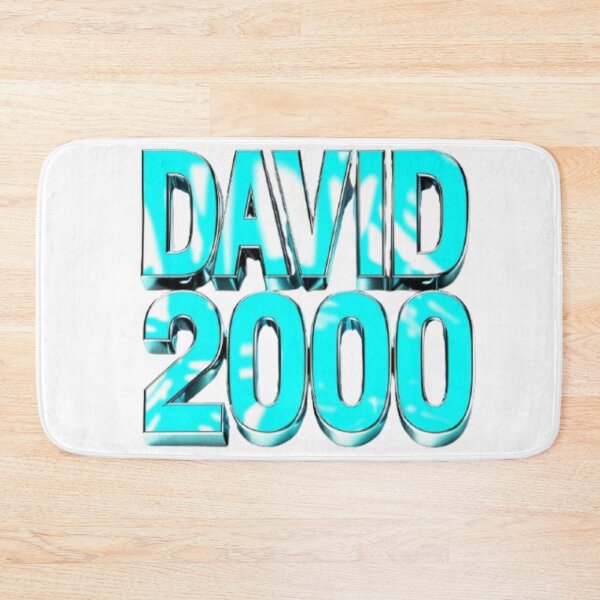 Item preview, David 2000 — Chrome 3D Name Design designed and sold by AlexLineArt.