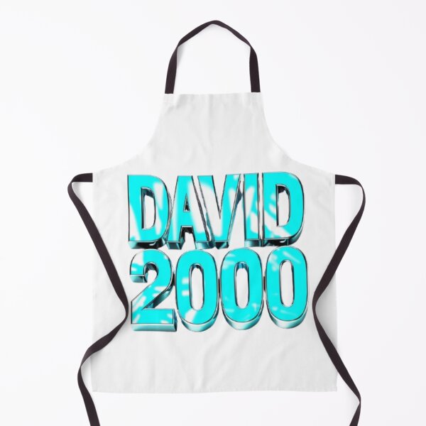 Item preview, David 2000 — Chrome 3D Name Design designed and sold by AlexLineArt.