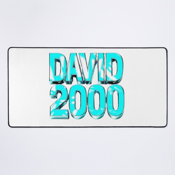 Item preview, David 2000 — Chrome 3D Name Design designed and sold by AlexLineArt.