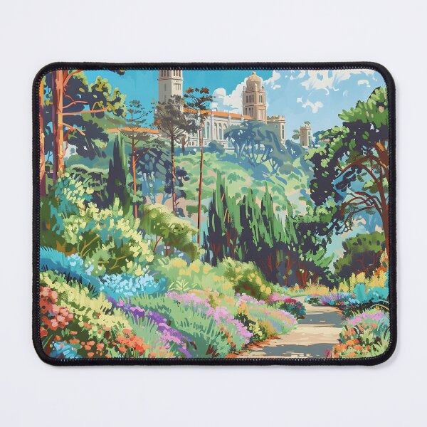 Item preview, Golden Gate Park San Francisco Vintage Botanical Art Print designed and sold by LaFabricaArt.