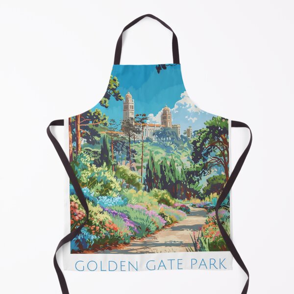 Item preview, Golden Gate Park San Francisco Vintage Botanical Art Print designed and sold by LaFabricaArt.