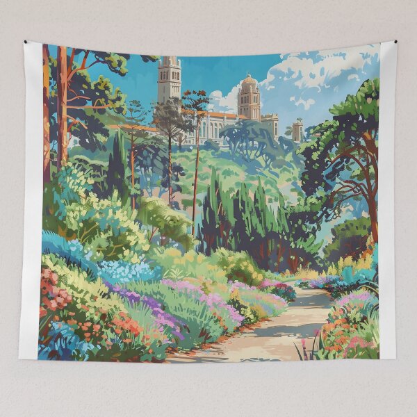 Item preview, Golden Gate Park San Francisco Vintage Botanical Art Print designed and sold by LaFabricaArt.