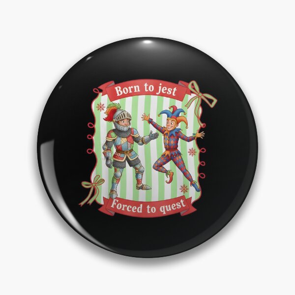 Item preview, Born to Jest Forced to Quest Medieval Jester Meme Funny Fantasy DnD RPG Humor designed and sold by cozygamerstore.