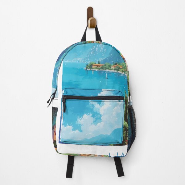 Item preview, Limone Lake Garda Italy Vintage Mountain Travel Poster designed and sold by LaFabricaArt.
