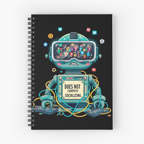 Item preview, Copia de Copia de Copia de Robot Antisocial – Does Not Compute: Socializing designed and sold by jolashop.