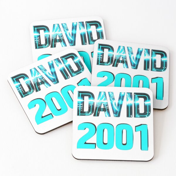 Item preview, David 2001 — Chrome 3D Name Design designed and sold by AlexLineArt.