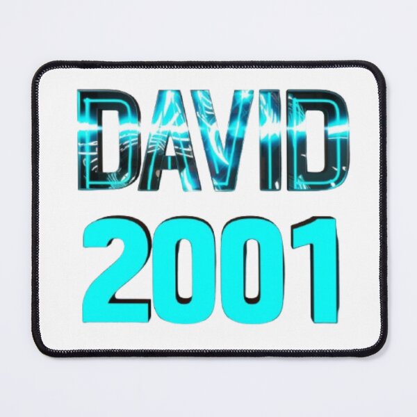 Item preview, David 2001 — Chrome 3D Name Design designed and sold by AlexLineArt.