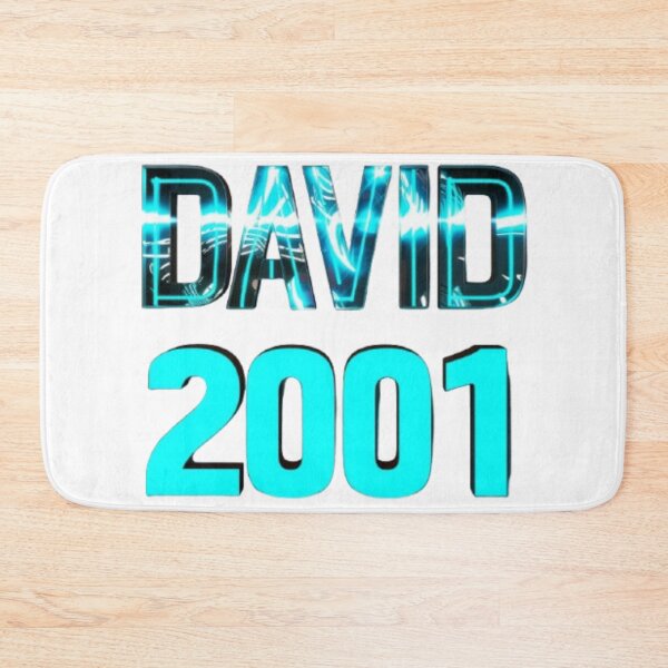 Item preview, David 2001 — Chrome 3D Name Design designed and sold by AlexLineArt.
