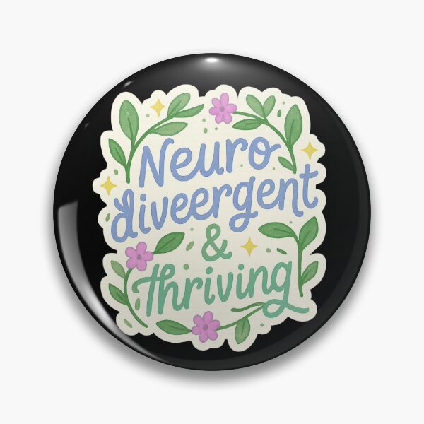 Item preview, Neurodivergent & Thriving – Pastel Affirmation designed and sold by Design_Your_Day.