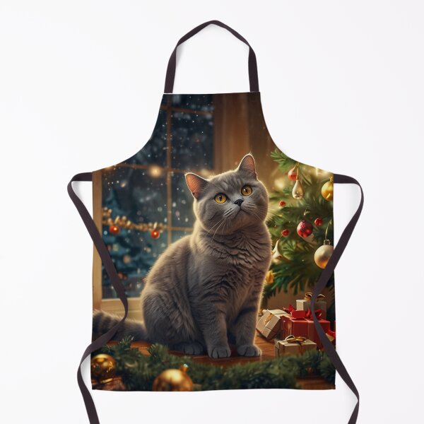Item preview, Grumpy Cat with Fallen Christmas Tree designed and sold by PetJoyPrintsCO.