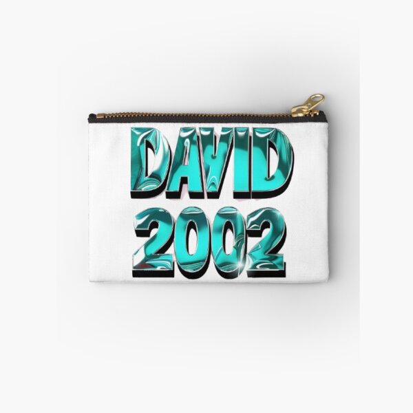 Item preview, David 2002 — Chrome 3D Name Design designed and sold by AlexLineArt.