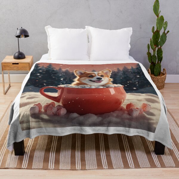 Item preview, Puppy in Hot Cocoa Cup designed and sold by PetJoyPrintsCO.