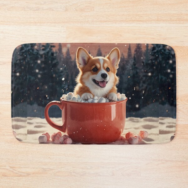 Item preview, Puppy in Hot Cocoa Cup designed and sold by PetJoyPrintsCO.