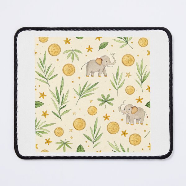 Item preview, Golden coins bamboo leaves , lucky elephants designed and sold by Lucky 777.
