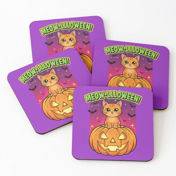 Item preview, Adorable Halloween Kitty:Cute Orange Tabby Sitting on a Jack-o'-Lantern designed and sold by catlovers2025.