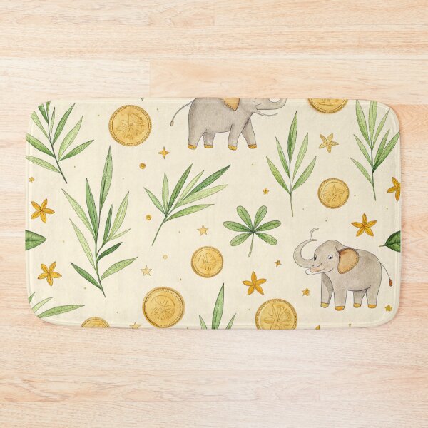 Item preview, Golden coins bamboo leaves , lucky elephants designed and sold by Lucky 777.