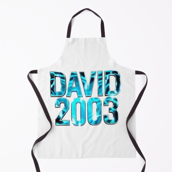 Item preview, David 2003 — Chrome 3D Name Design designed and sold by AlexLineArt.