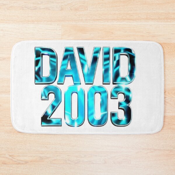 Item preview, David 2003 — Chrome 3D Name Design designed and sold by AlexLineArt.