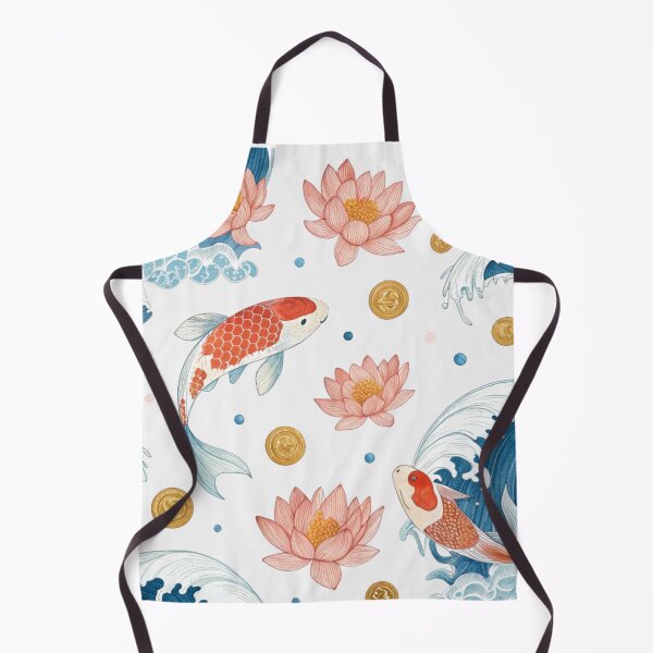 Item preview, Koi fish , lucky waves , lotus blossoms designed and sold by Lucky 777.