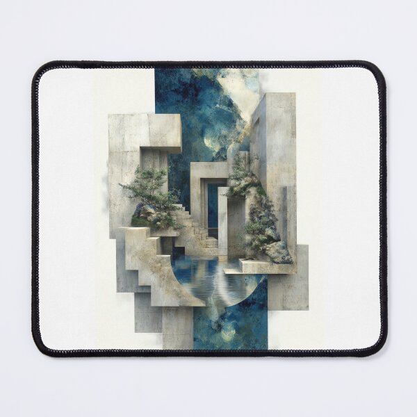 Item preview, Sanctum of Stone and Sky: A Garden Between Structures designed and sold by bloorose.