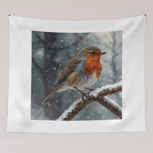 Item preview, Little Bird with Red Scarf designed and sold by PetJoyPrintsCO.