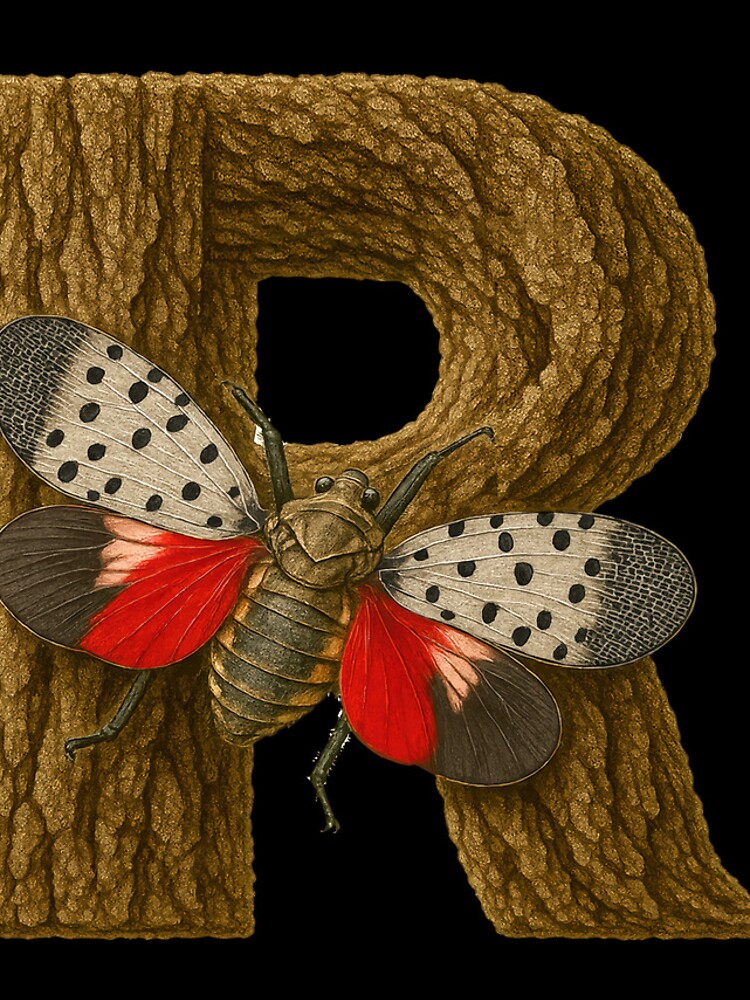 Thumbnail 5 of 5, iPhone Case, LANTERNFLY LETTER R designed and sold by Art-type.
