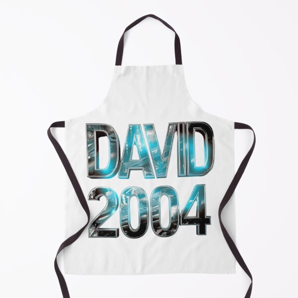 Item preview, David 2004 — Chrome 3D Name Design designed and sold by AlexLineArt.