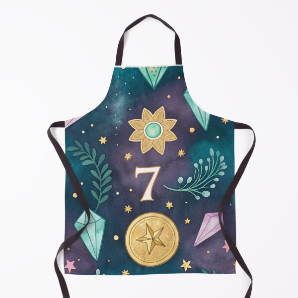 Item preview, Number 7 with crystal gems . designed and sold by Lucky 777.
