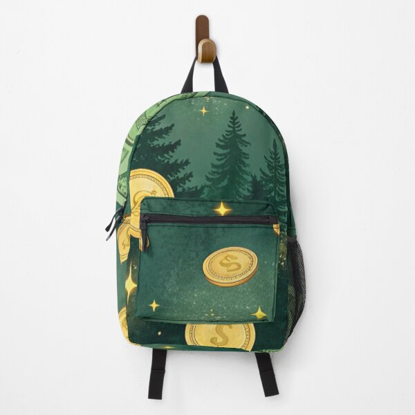 Item preview, Golden coins , banknotes , deep forest designed and sold by Lucky 777.