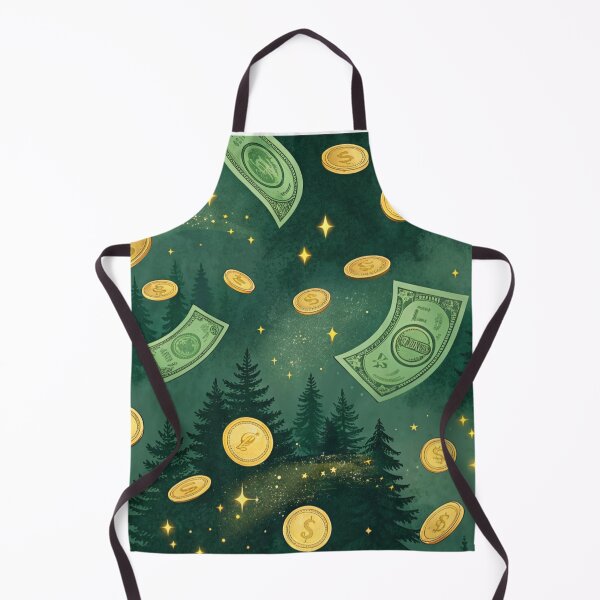 Item preview, Golden coins , banknotes , deep forest designed and sold by Lucky 777.