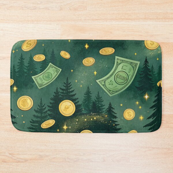 Item preview, Golden coins , banknotes , deep forest designed and sold by Lucky 777.