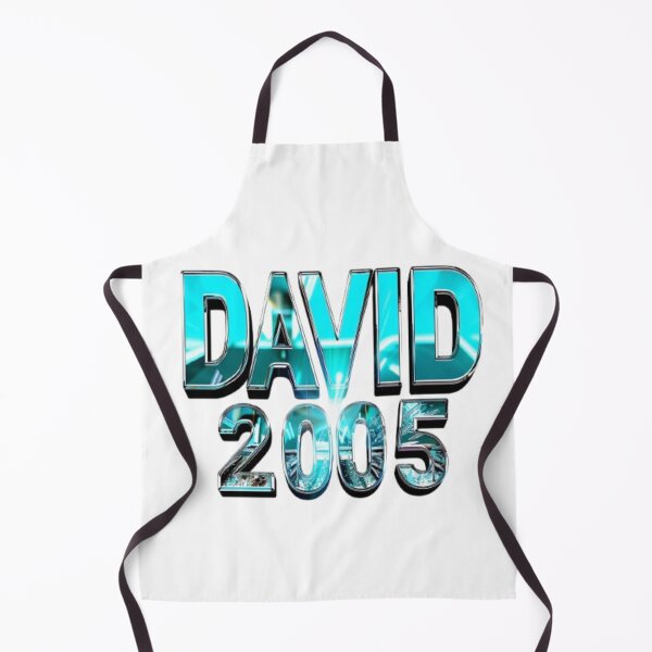 Item preview, David 2005 — Chrome 3D Name Design designed and sold by AlexLineArt.