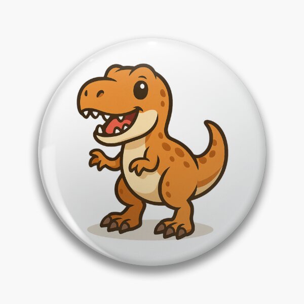 Item preview, Playful Cartoon T-Rex Dinosaur. designed and sold by The-T-In-Retro.