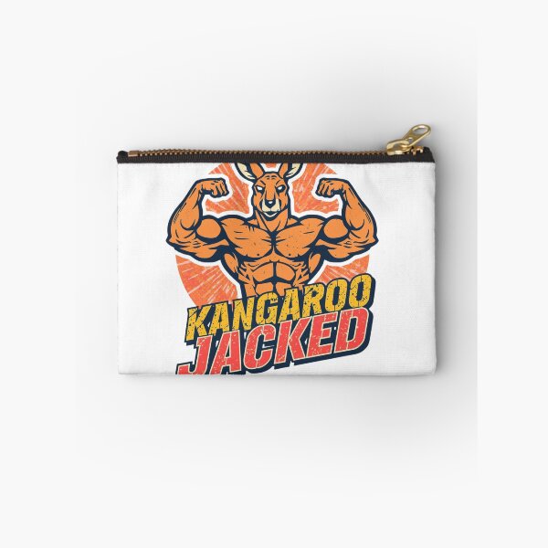 Item preview, Kangaroo Jacked - Funny Gym & Lifting Mascot designed and sold by ShirtHatch.