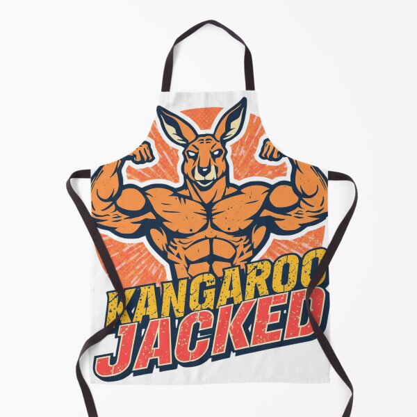 Item preview, Kangaroo Jacked - Funny Gym & Lifting Mascot designed and sold by ShirtHatch.
