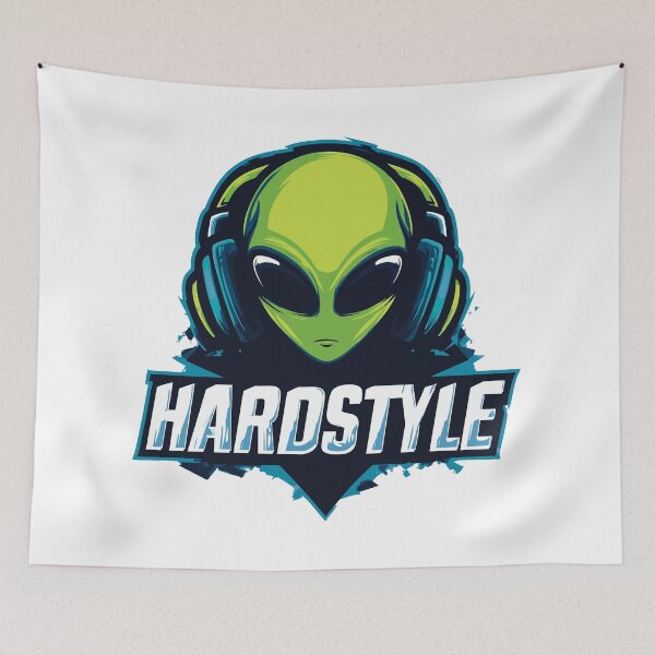 Item preview, HARDSTYLE Alien Headphones Design designed and sold by drizzd.
